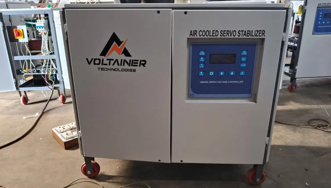 Front panel with digital servo voltage controller